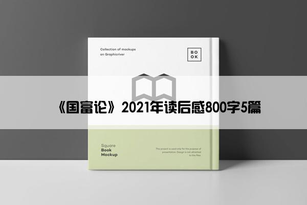 《国富论》2021年读后感800字5篇