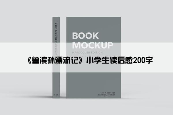 《鲁滨孙漂流记》小学生读后感200字