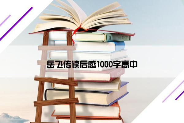 岳飞传读后感1000字高中
