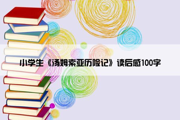 小学生《汤姆索亚历险记》读后感100字