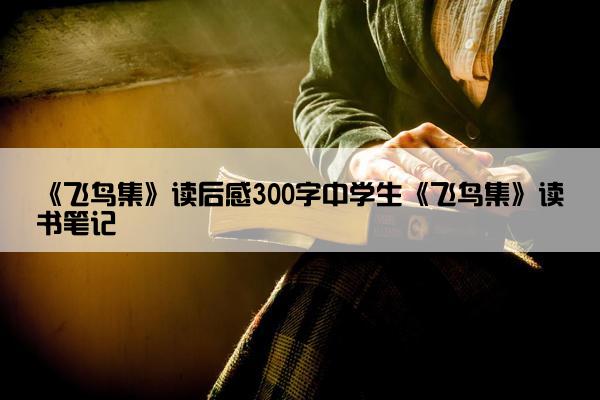 《飞鸟集》读后感300字中学生《飞鸟集》读书笔记
