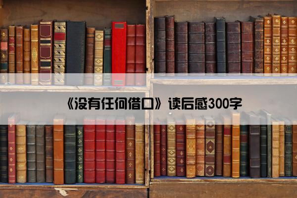 《没有任何借口》读后感300字