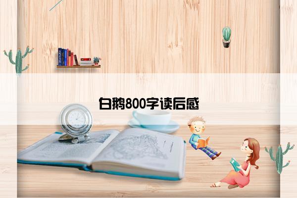 白鹅800字读后感