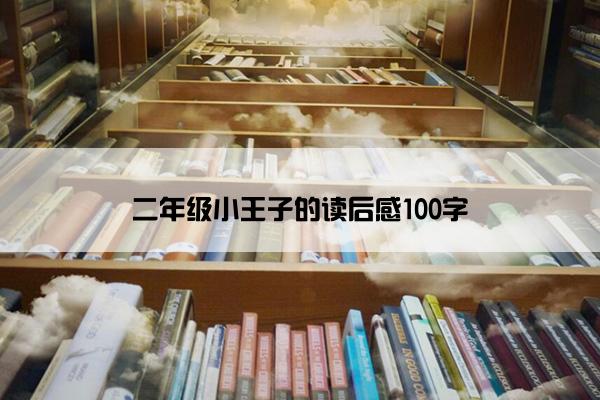 二年级小王子的读后感100字