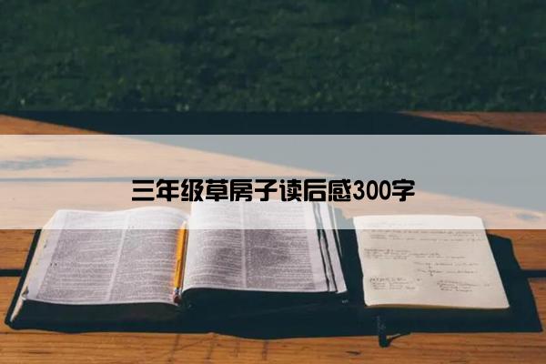 三年级草房子读后感300字
