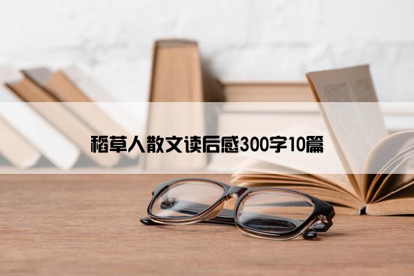 稻草人散文读后感300字10篇