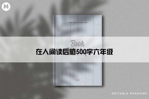 在人间读后感500字六年级