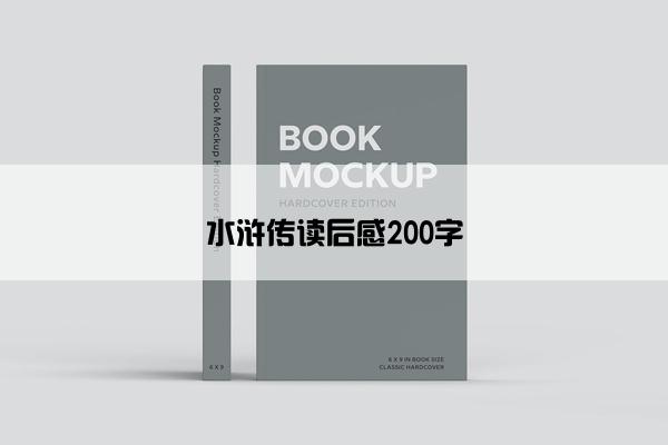 水浒传读后感200字