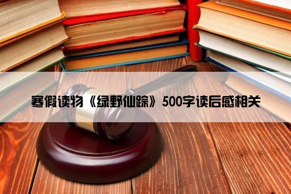 寒假读物《绿野仙踪》500字读后感相关