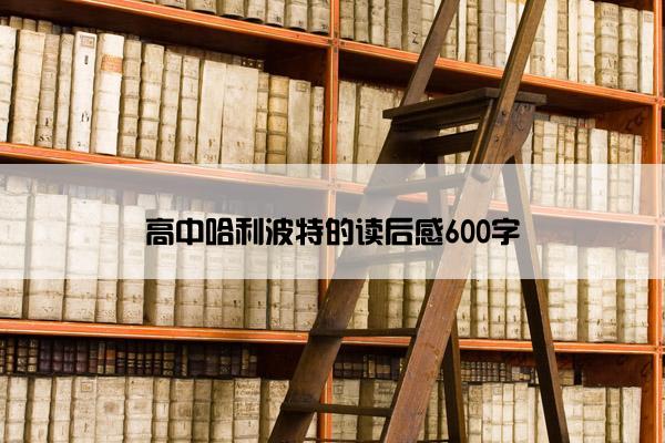 高中哈利波特的读后感600字