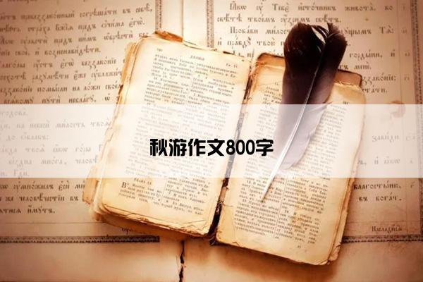 秋游作文800字