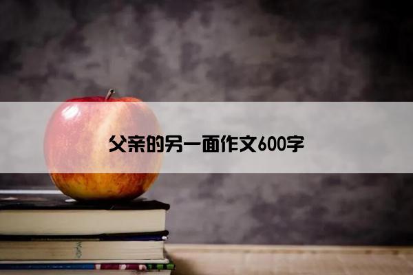 父亲的另一面作文600字