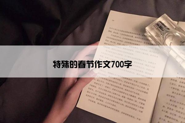 特殊的春节作文700字
