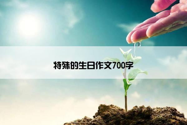 特殊的生日作文700字