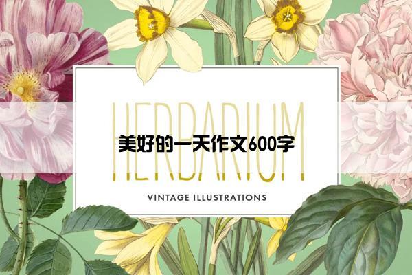 美好的一天作文600字