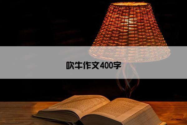 吹牛作文400字