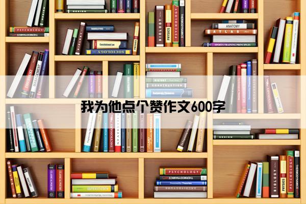 我为他点个赞作文600字