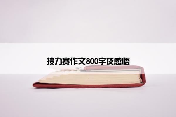 接力赛作文800字及感悟