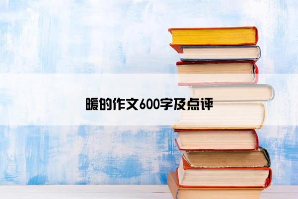 暖的作文600字及点评