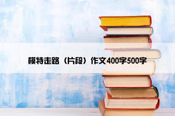 模特走路（片段）作文400字500字