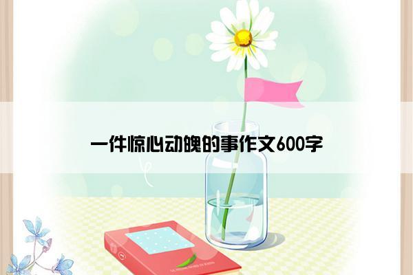 一件惊心动魄的事作文600字