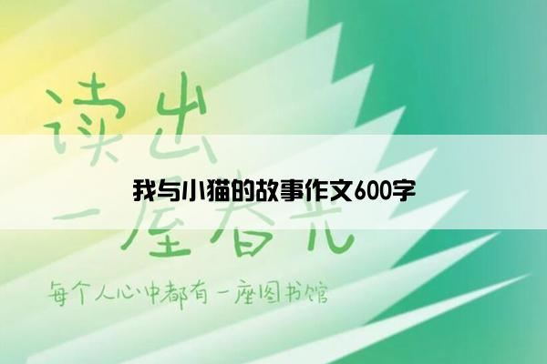 我与小猫的故事作文600字