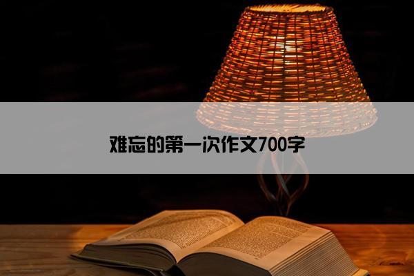 难忘的第一次作文700字