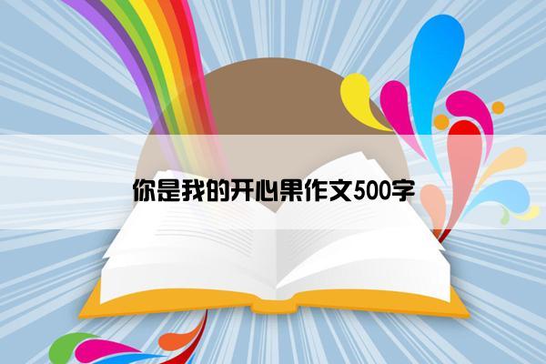 你是我的开心果作文500字