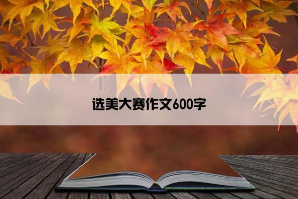选美大赛作文600字