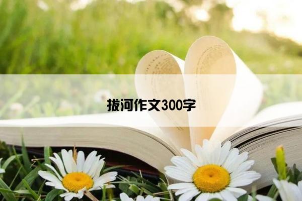 拔河作文300字