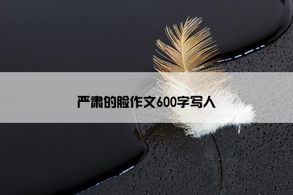 严肃的脸作文600字写人
