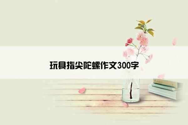 玩具指尖陀螺作文300字