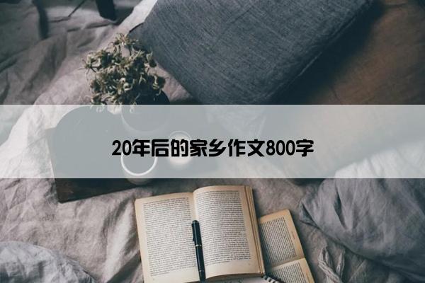 20年后的家乡作文800字