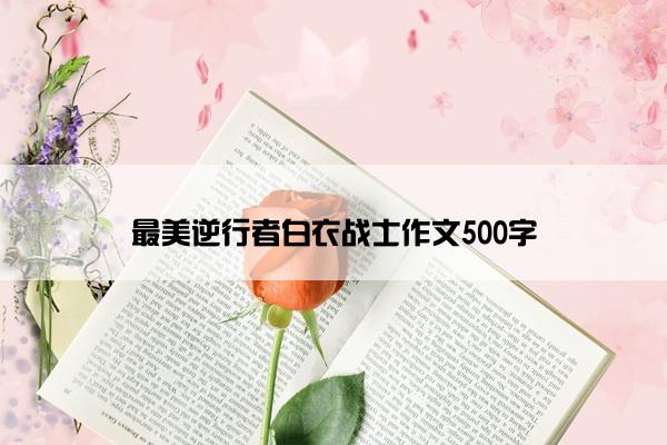 最美逆行者白衣战士作文500字