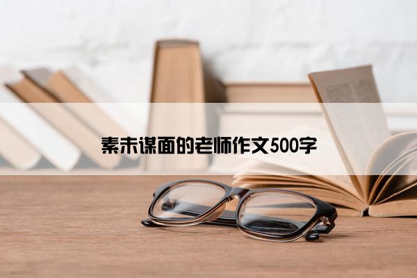素未谋面的老师作文500字