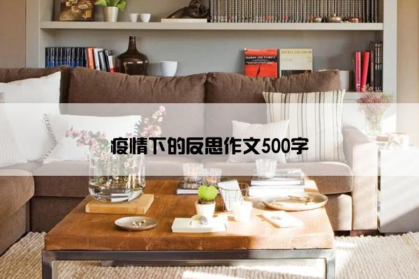疫情下的反思作文500字