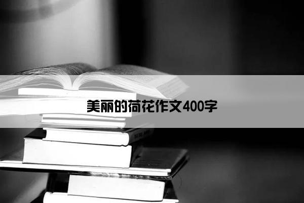 美丽的荷花作文400字