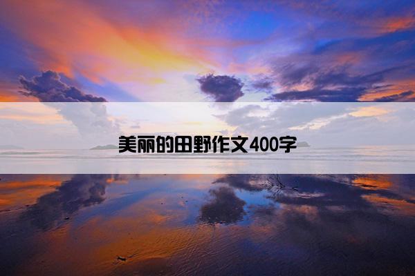 美丽的田野作文400字