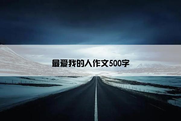 最爱我的人作文500字