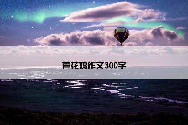 芦花鸡作文300字