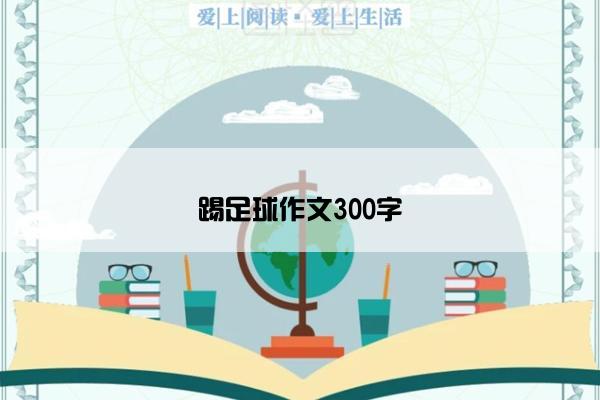 踢足球作文300字
