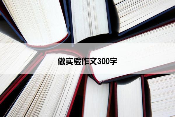 做实验作文300字