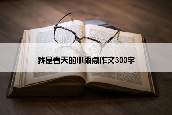 我是春天的小雨点作文300字