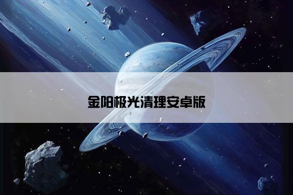 金阳极光清理安卓版