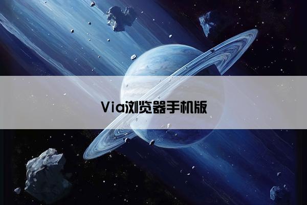 Via浏览器手机版