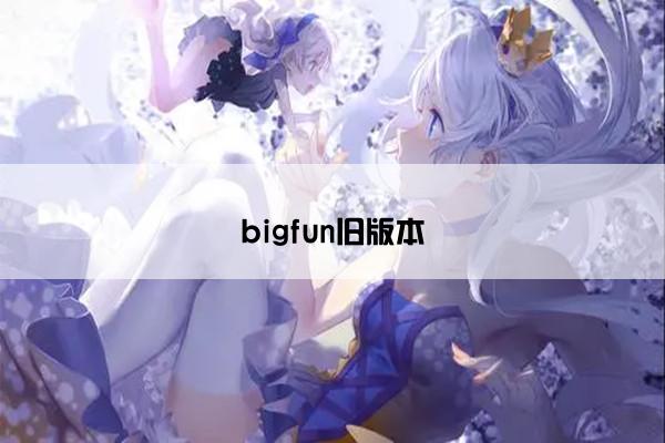 bigfun旧版本