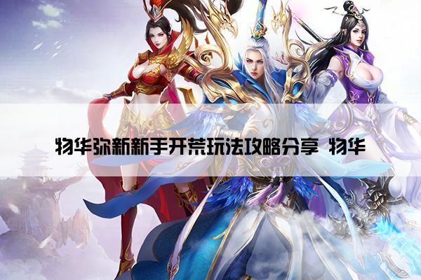 物华弥新新手开荒玩法攻略分享 物华