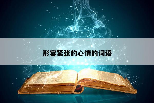 形容紧张的心情的词语