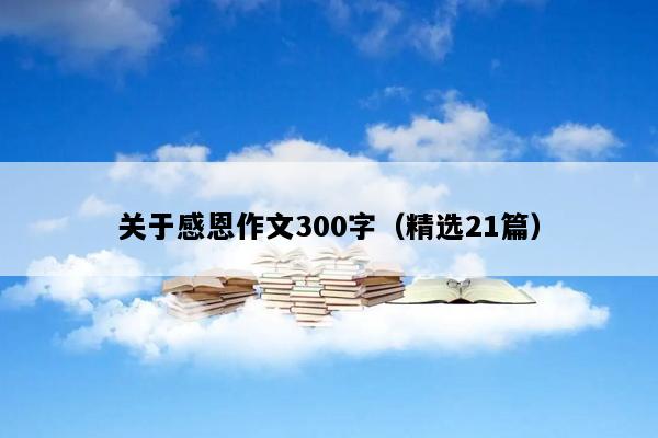 关于感恩作文300字（精选21篇）