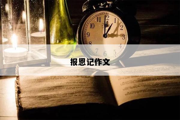 报恩记作文